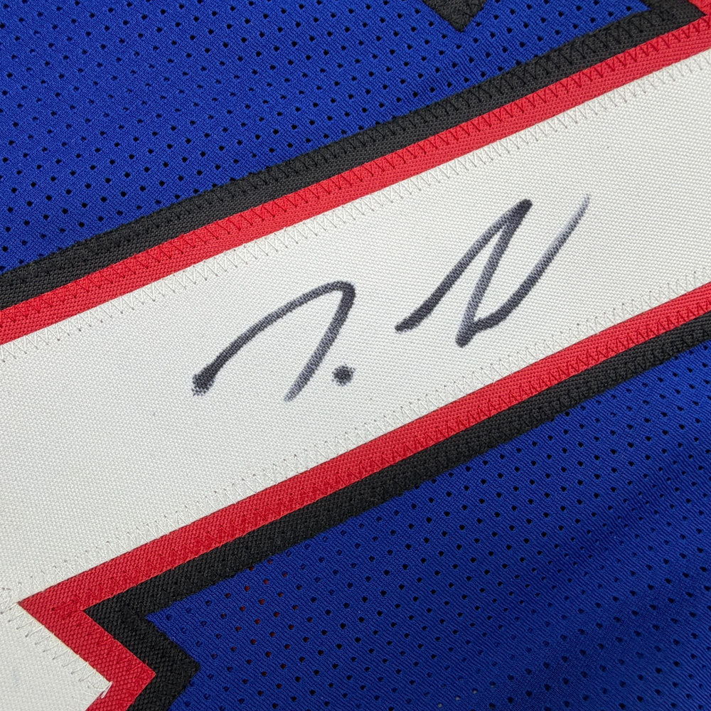 Autographed/Signed Tre'Davious White Buffalo Blue Football Jersey JSA COA