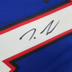 Autographed/Signed Tre'Davious White Buffalo Blue Football Jersey JSA COA