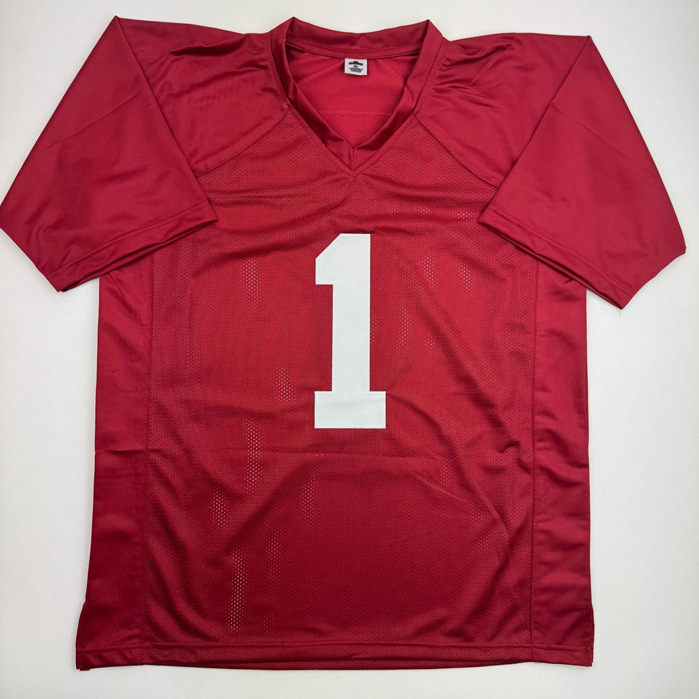 Autographed/Signed Ryan Coleman-Williams Alabama Red College Football Jersey JSA COA