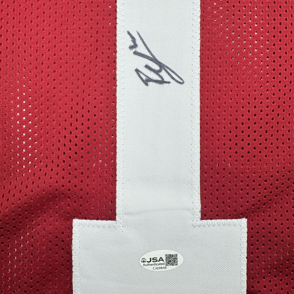 Autographed/Signed Ryan Coleman-Williams Alabama Red College Football Jersey JSA COA