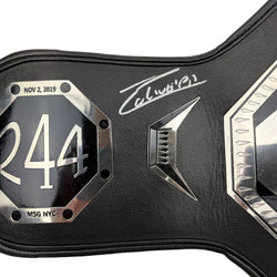 Autographed/Signed Charles Oliveira UFC MMA Ultimate Fighting Replica BMF Championship Belt PSA/DNA COA