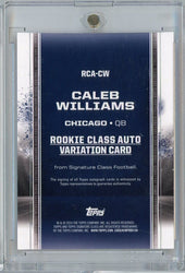 2024 Topps Signature Class Caleb Williams #RCACW /50 Orange Auto Rookie RC Football Card