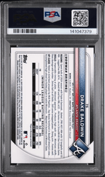 Graded 2025 Topps Bowman Chrome Drake Baldwin #75 Rookie RC Baseball Card PSA 10 Gem Mint (ONLINE ORDER ONLY)