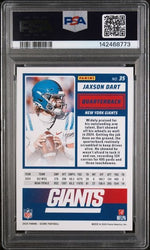 Graded 2025 Score Jaxson Dart #35 Rookie RC Football Card PSA 9 Mint