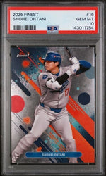 Graded 2025 Topps Finest Shohei Ohtani #16 Baseball Card PSA 10 Gem Mint