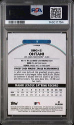 Graded 2025 Topps Finest Shohei Ohtani #16 Baseball Card PSA 10 Gem Mint