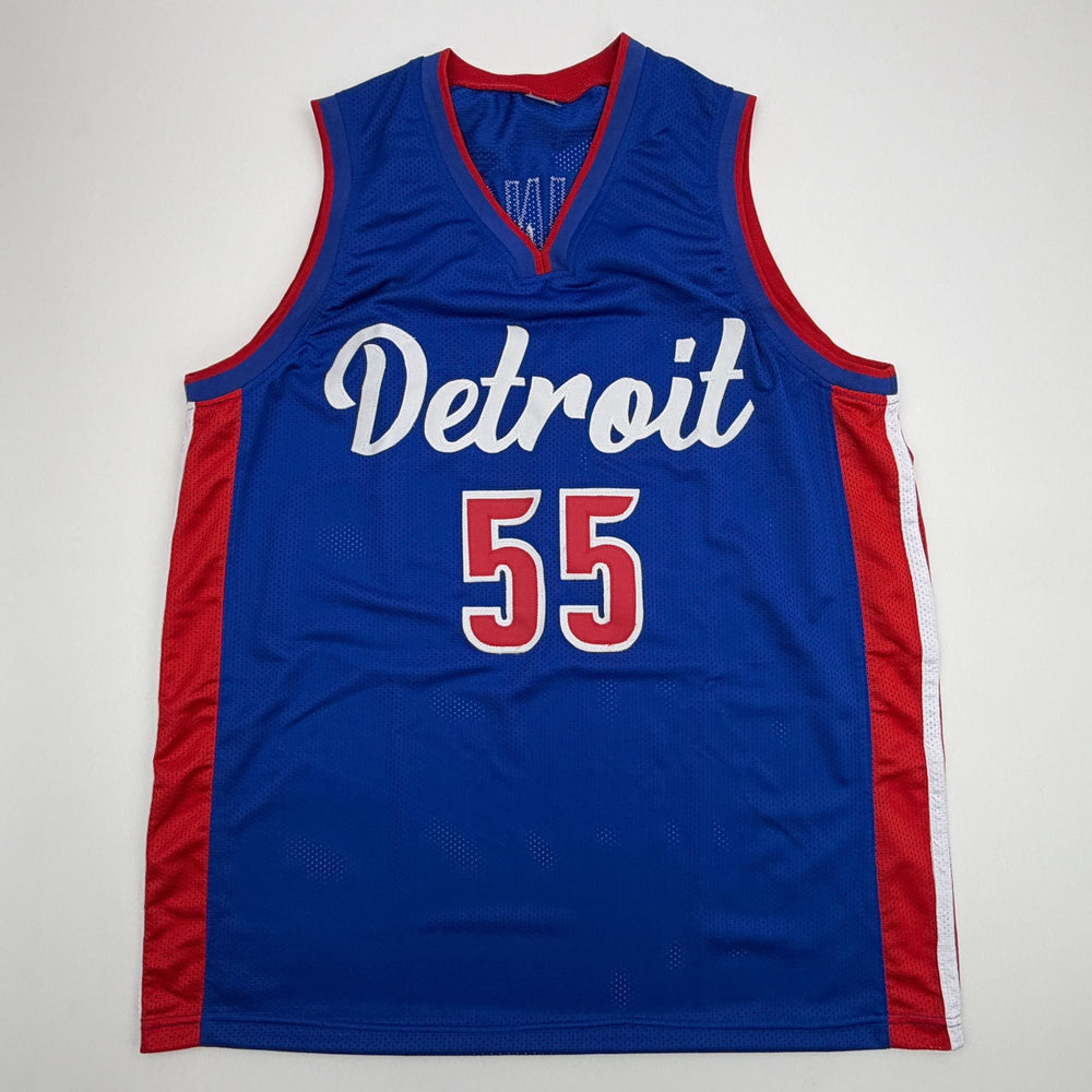 Autographed/Signed Duncan Robinson Detroit Blue Basketball Jersey Beckett BAS COA