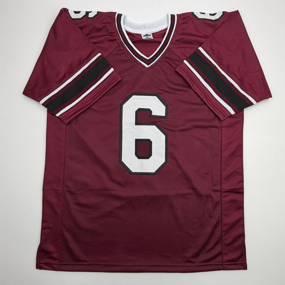 Autographed/Signed Dylan Stewart South Carolina Maroon College Football Jersey JSA COA