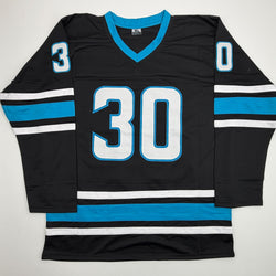 Autographed/Signed Yaroslav Askarov San Jose Black Hockey Jersey Beckett BAS COA