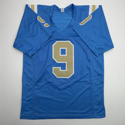 Autographed/Signed Nico Iamaleava UCLA Blue College Football Jersey JSA COA