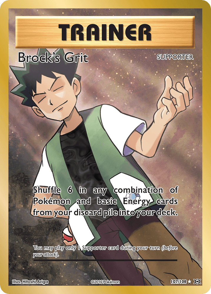 Brock's Grit (107/108) [XY: Evolutions] (Online Only)