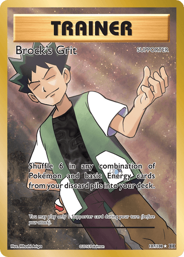 Brock's Grit (107/108) [XY: Evolutions] (Online Only)