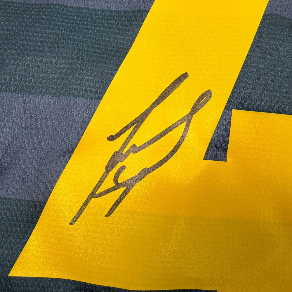 Autographed/Signed Javier Zanetti Inter Milan Navy Blue Soccer Futbol Jersey Beckett BAS COA (ONLINE ORDER ONLY)