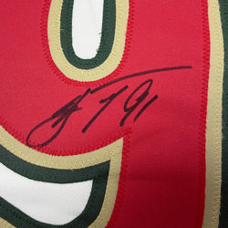 Autographed/Signed Vladimir Tarasenko Minnesota White 25th Anniversary Hockey Jersey Beckett BAS COA