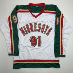 Autographed/Signed Vladimir Tarasenko Minnesota White 25th Anniversary Hockey Jersey Beckett BAS COA