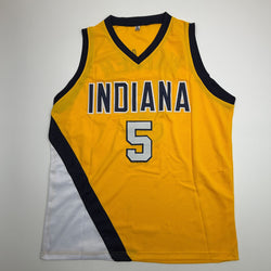 Autographed/Signed Jarace Walker Indiana Yellow Basketball Jersey Beckett BAS COA