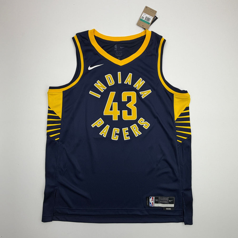 Autographed/Signed Pascal Siakam Indiana Pacers Blue Authentic Basketball Jersey Fanatics COA (ONLINE ORDER ONLY)