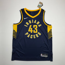 Autographed/Signed Pascal Siakam Indiana Pacers Blue Authentic Basketball Jersey Fanatics COA (ONLINE ORDER ONLY)