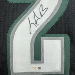 Autographed/Signed LeGarrette Blount Philadelphia Black Football Jersey JSA COA