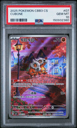 Graded 2025 Pokemon CBB3 Cubone #07 C Gem Pack Vol 3 Trading Card Game PSA 10 Gem Mint