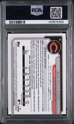 Graded 2024 Bowman Chrome Mega Box Elly De La Cruz #42 Rookie RC Baseball Card PSA 10 Gem Mint