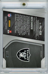2025 Panini Prizm Rich Gannon #PAURGN /99 Patch Auto Football Card