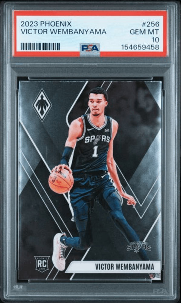 Graded 2023 Panini Phoenix Victor Wembanyama #256 Rookie RC Basketball Card PSA 10 Gem Mint