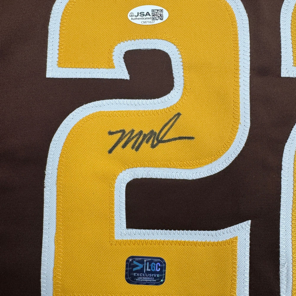 Autographed/Signed Mason Miller San Diego Brown Baseball Jersey JSA COA