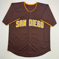 Autographed/Signed Mason Miller San Diego Brown Baseball Jersey JSA COA