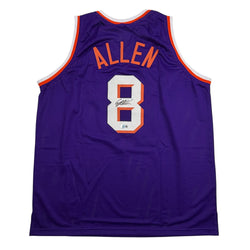 Autographed/Signed Grayson Allen Phoenix Purple Basketball Jersey Beckett BAS COA