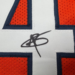 Autographed/Signed Austin Booker Chicago Orange Pro Cut Football Jersey JSA COA