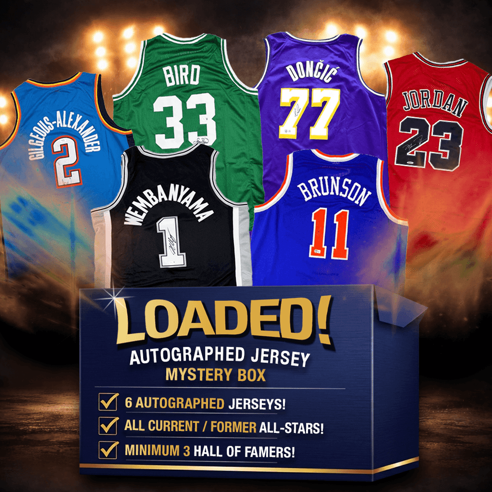LOADED! Mystery Box 6x Autographed/Signed Basketball Jerseys with PSA JSA or Beckett COA