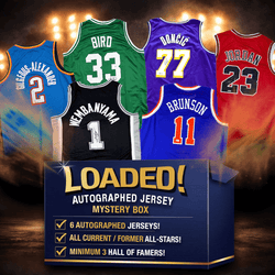 LOADED! Mystery Box 6x Autographed/Signed Basketball Jerseys with PSA JSA or Beckett COA