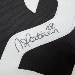 Autographed/Signed Nick Martinez Tampa Bay Black Baseball Jersey Beckett BAS COA