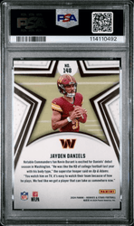 Graded 2024 Panini Rookies & Stars Jayden Daniels #148 Longevity Rookie RC Football Card PSA 10 Gem Mint