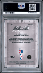 Graded 2025 Topps Chrome VJ Edgecombe #GR3 Generation Rising Refractor Rookie RC Basketball Card PSA 10 Gem Mint