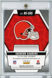 2025 Panini Mosaic Shedeur Sanders #RSSSS Rookie Scripts Auto Rookie RC Football Card