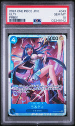 Graded 2024 One Piece Japanese Ulti #043 PRB01 Trading Card Game PSA 10 Gem Mint