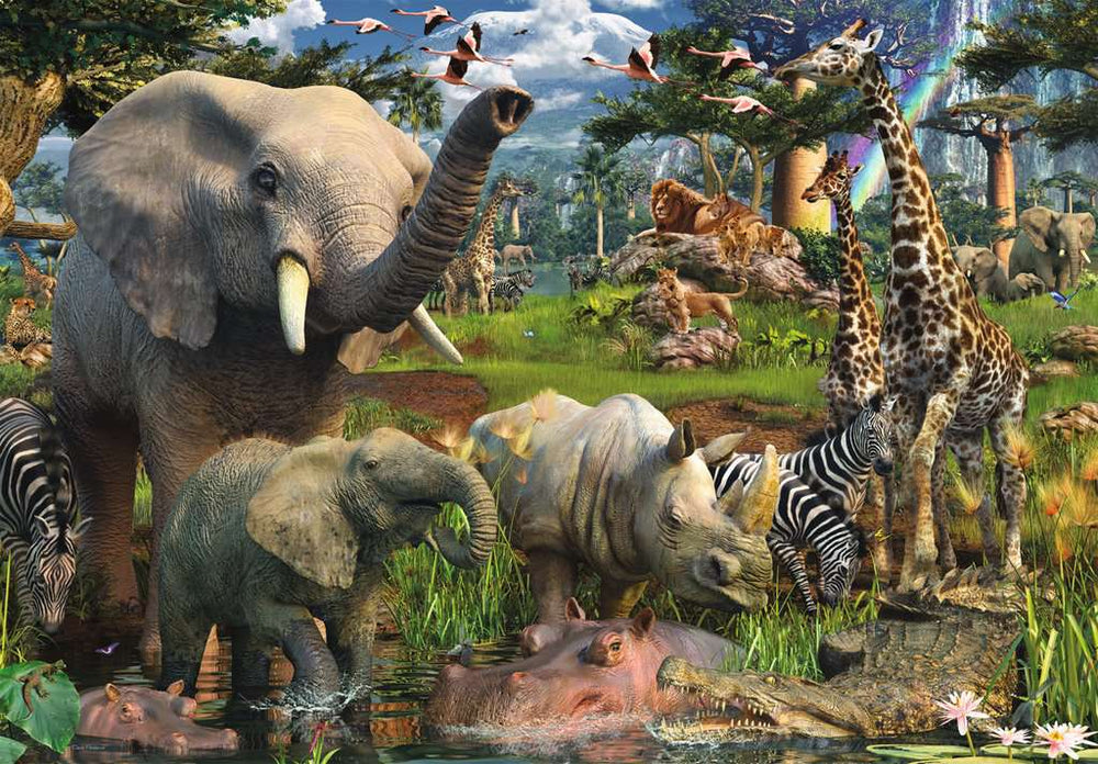Puzzle: At The Waterhole (ONLINE ORDER ONLY)