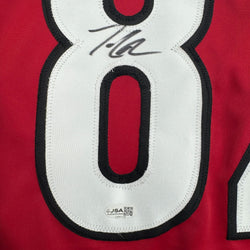 Autographed/Signed Jesperi Kotkaniemi Carolina Red Hockey Jersey Beckett BAS COA