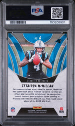 Graded 2025 Panini Mosaic Tetairoa McMillan #6 Elevate Rookie RC Football Card PSA 10 Gem Mint