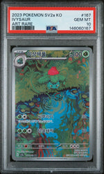 Graded 2023 Pokemon 151 SV2a KO Ivysaur #167 Art Rare Korean Trading Card Game PSA 10 Gem Mint