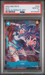Graded 2023 One Piece Ulti #043 Alt Art Trading Card Game PSA 10 Gem Mint