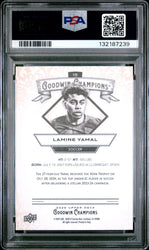 Graded 2025 Upper Deck UD Goodwin Champions Lamine Yamal #19 Soccer Card PSA 10 Gem Mint