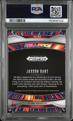 Graded 2025 Panini Prizm Draft Picks Jaxson Dart #11 Brilliance Rookie RC Football Card PSA 9 Mint (ONLINE ORDER ONLY)