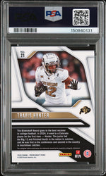Graded 2025 Panini Prizm Draft Picks Travis Hunter #21 Rookie RC Football Card PSA 10 Gem Mint (ONLINE ORDER ONLY)