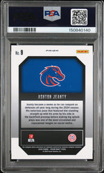 Graded 2025 Panini Prizm Draft Picks Ashton Jeanty #9 New Recruits Green Rookie RC Football Card PSA 10 Gem Mint (ONLINE ORDER ONLY)