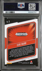 Graded 2025 Panini Prizm Draft Picks Cam Ward #1 Hype Rookie RC Football Card PSA 9 Mint (ONLINE ORDER ONLY)