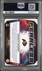 Graded 2025 Panini Prizm Draft Picks Shedeur Sanders #FSSS Fearless Rookie RC Football Card PSA 10 Gem Mint (ONLINE ORDER ONLY)