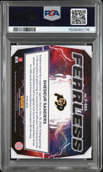 Graded 2025 Panini Prizm Draft Picks Shedeur Sanders #FSSS Fearless Green Rookie RC Football Card PSA 10 Gem Mint (ONLINE ORDER ONLY)